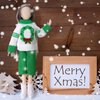 Bencailor 9 Pcs Christmas Elf Doll Clothes 11.5 Inch Elf Outfit Accessories Set Elf Doll Clothing for Winter Doll Gifts Accessories(Bright Style)