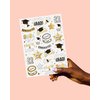 xo, Fetti 2024 Graduation Temporary Tattoos - 48 Foil Styles | New Grad Party Decorations, College Graduate Girls Accessory, High School Senior Gift, Graduation Cap Tassel Decor, Congrats Grad Favor