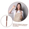 Beatifufu Small Wooden Hair Brush - Styling Roll Hairbrush For Blow Drying, Round Brush With Natural Handle For Women & Men, Ideal For Thin Hair, Adds Volume & Curling, Ergonomic Design