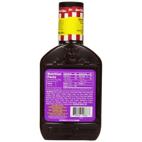 Famous Dave's BBQ Sauce Sweet & Zesty, 20-ounces (Pack of6)