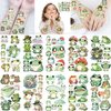 LOOGFDC Temporary Tattoos,10sheets Fat Frog Animals Temporary Tattoos Sticker For Kids Face Hands Fake Tattoo DIY Sticker,Party Favors, Cute Decorations