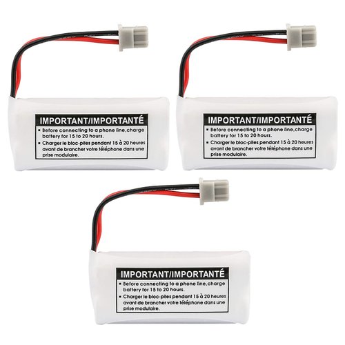 New Genuine OEM Uniden BT-1021 BBTG0798001 Cordless Handset Rechargeable Battery (3-Pack)