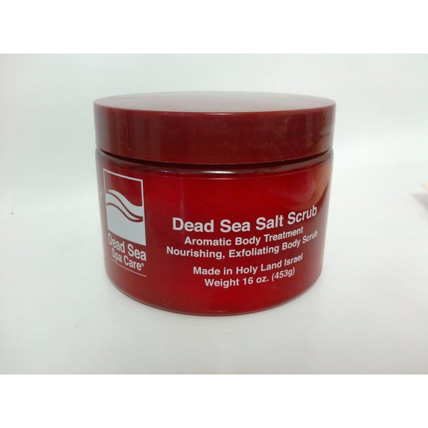 Christmas Gifts Dead Sea Spa Care, 16 oz Dry Dead Sea Salt Scrub, Dead Sea Products