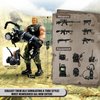 Baimiby Army Men Soldiers, 12 Pcs Soldiers Toy Special Force Action Figure with Weapons Military Soldier Playset Army Toy Set Birthday Gift for Toddler Boy 3+