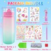 MOFUPG Decorate Your Own Water Bottle Kits for Girls Age 4-6-8-10, Unicorn Diamond Painting Crafts, Fun Arts and Crafts Gifts Toys for Girls Birthdays, Christmas, Back to School, Thanksgiving Gifts
