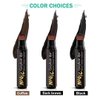 gowwim Root Touch Up Semi-permanent Hair Dye Pen to Cover Gray Hair Roots (Black)