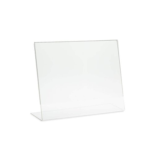 6 x 4 Landscape Slant Back Sign Holder, Picture Frames, Ad Frames (6 Pack)