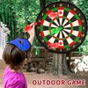 TEMI Giant Dart Board Game for Kids & Adults, 29in Dartboard with 20pcs Sticky Darts for Boys Girls 3 4 5 6 7 8 Years, Perfect for Indoor and Outdoor Gamd Party