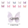 10 Pcs Shiny Baby Hair Bows For Girls Baby Hair Clips For Styling,Glitter Butterfly Hair Bow Clips Cute Toddler Hair Bows Bowknot Hair Clip Sparkly Baby Bows Hairclips Girl Bows Clips Hair Accessories