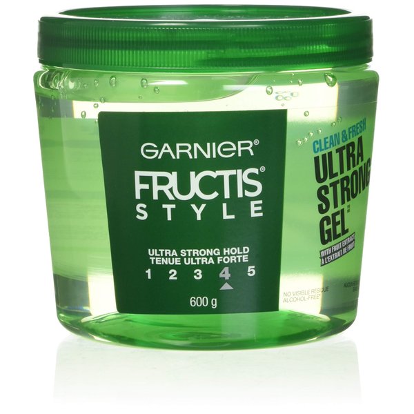 Garnier Fructis Style Ultra Strong Hold Gel, Clean and Fresh, No. 4, 21.2 Ounce