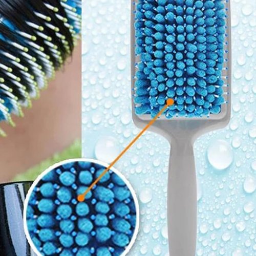 Beavorty 1Pcs Quick Dry Towel Hair Dryer Brush Paddle Brush Fast Drying Comb Detangling Paddle Brush Absornet Hair Brush Comb Dry Hair Comb Air Bag Comb