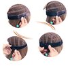 6PCS Elastic Bands For Wig Adjustable Elastic Band For Wigs Adjustable Wig Bands For Making Wigs Adjustable Elastic Wig Straps Wig Band Strap For Wigs Sewing in Wig (1 x 12 Inch)