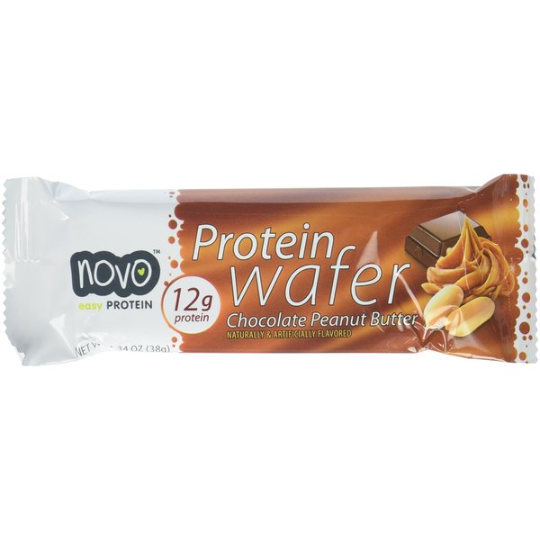 Protein Wafer Peanut Butter - Box of 12 Bars, Peanut Butter, 12 Count