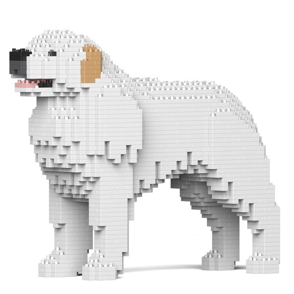 JEKCA Pyrenean Mountain Dog 01S | Plastic Building Blocks | Age 14+