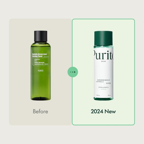 PURITO Centella Toner, 200ml 6.76 fl.oz, Korean Centella, Soothing, Hydration, Alchhole-Free Facial Toner for face, K-Beauty, Korean Skin Care