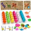 30PCS Hatching Dinosaur Eggs Valentines Day Cards for Kids School Classroom Novelty Dino Toys Valentine's Day Exchange Gifts for Toddler Boy Girl Class Valentine Party Favors Treat Bulk