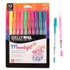 SAKURA Gelly Roll Moonlight Gel Pens - Bold Point Opaque Ink Pen for Journaling, Art, or Drawing - Bold Line - Assorted Bright Ink - 10 Pack