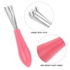 Hair Brush Cleaner Tool Set - 4 Pieces Comb Cleaning Brush Hair Brush Cleaner Rake Hair Brush Cleaning Tool for Removing Hair Dust Home Salon Use (4 Style)