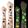 Ozepao 10 Sheets Halloween Temporary Tattoo Stickers Set, 88 Unique Designs with Pumpkins, Skulls, Skeletons, Ghosts, Bats, and More | Perfect for Party Favors, Supplies, and Decoration