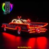 BrickBling LED Lighting Compatible with Lego The Classic TV Series Batmobile 76328 Building Set, Creative Light Kit, No Model Included (RC Version Light)