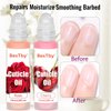 BesTby Cuticle Oil - Cuticle Oil for Nails Repaired Dryness Damaged Nails and Cuticle, Nail Oil Cuticle Moisturizes and Strengthener Nail Care, 6pcs/10ml Rollerball