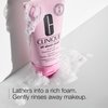 Clinique All About Clean Rinse-Off Foaming Facial Cleanser With Hyaluronic Acid + Glycerin For Oily Skin Types | Dissolves Makeup + Sunscreen, 5 Fl Oz
