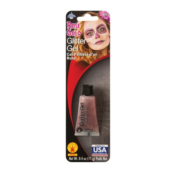 Rubie's Glitter Gel - Color Rose Gold