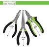 Metal Earth 3-Piece Tool Set - Clipper - Flat Nose Pliers - Needle Nose Pliers