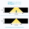 Lightkiwi X8402 Dimmable LED Under Cabinet Lighting 4 Panel Kit, 12 Inches Each, Cool White (6000K), 12 Watt, 24VDC, Dimmer Switch & All Accessories Included, Low Profile, Aluminum Body, UL Listed