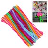 pson 100PCS 11.8 Inch Bright Colors Pipe Cleaners Chenille Stems, Art and Craft Thick Fuzzy Wire