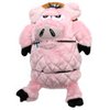 MIGHTY- Angry Animal Pig - Squeaker-Multiple Layers. Made Durable, Strong & Tough. Interactive Play Dog Toy (Tug, Toss & Fetch). Machine Washable & It Floats. (Regular)