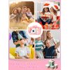 Knagsfa Kids Camera Toys for 3-12 Year Old Girls Boys,Children Digital Video Camcorder Camera with Cartoon Soft Silicone Cover, Best Birthday Festival Gift for Kids - 32G SD Card Included, Pink