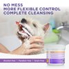 HICC PET Teeth Cleaning Wipes for Dogs & Cats, Remove Bad Breath by Removing Plaque and Tartar Buildup No-Rinse Dog Finger Toothbrush, Disposable Gentle Cleaning & Gum Care Pet Wipes, 100 Counts