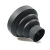 Collapsible Hair Diffuser Attachment for Hair Dryers, Portable Silicone Diffuser for Curly Hair, Universal Fit 1.57-1.99 Inch Nozzle, Ideal for Travel, Salon, and Home Use (Dryers-Black)