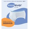 Wearever Incontinence Underwear for Men - Reusable & Washable Men's Bladder Control Briefs with Regular Absorbency - Leak Proof Underwear (Single Pair) (Gray) (3XL) (Waist 46-48)
