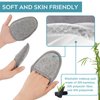 Reusable Makeup Remover Pads Microfiber Exfoliating Washcloth Ultra Soft Facial Cleansing Cloths for Sensitive Skin Face,Eye,Lips With Laundry Bag Pack of 12 Grey