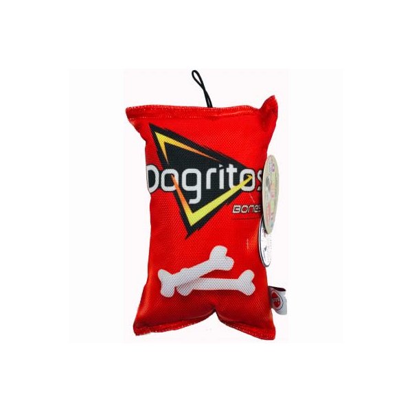 54446 8" Dogritos Chip Dog Toy - Quantity 3