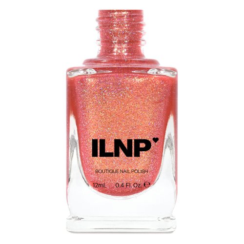 ILNP Citrus Punch - Orange Coral Holographic Nail Polish