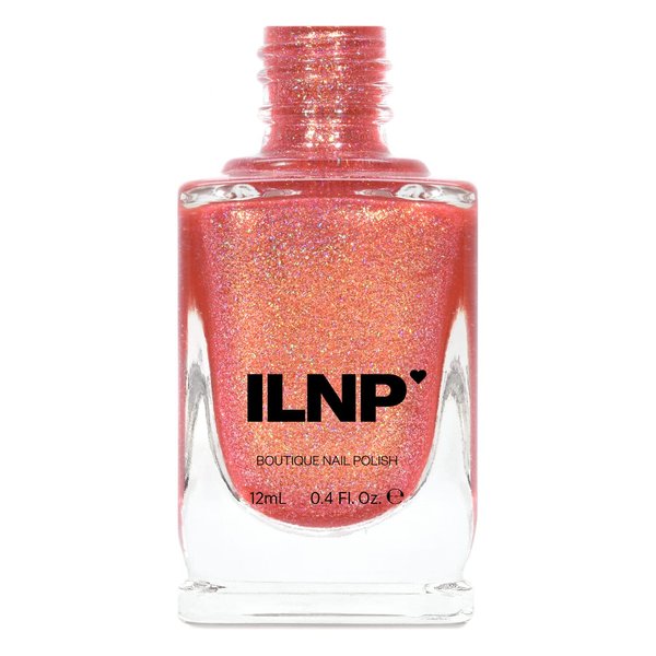 ILNP Citrus Punch - Orange Coral Holographic Nail Polish