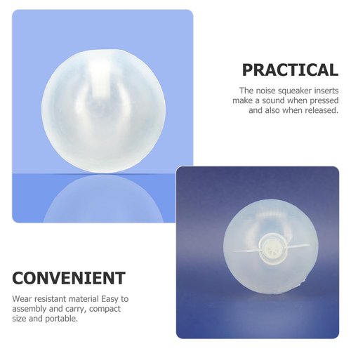 Totority Spherical Squeaking Air Bag Toy - 5pcs Squeakers Fit Repair Squeaky Dog Toys Plush Toy Noise Maker Dog Toy Squeakers DIY Squeaky Toys Pet Toy Squeakers
