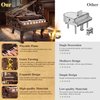 3D Wooden Puzzles for Adults, Playable Piano Model Kit 1:20 Scale Building, 3D Puzzles Wooden Music Box, Magic Wooden Building Kits Piano Christmas Birthday Gifts for Adults Teens