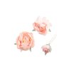 3Pcs Flower Hairpin Set,Antique Peony Flower Hairpins Vintage Hair Sticks Chinese Style Hanfu Headdress Elegant Hair Accessories Set for Women Girls