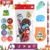 CCINEE 216 Pcs Christmas School Stationary Set for Kids,24 Sets Xmas Party Favors Bulk with Pencils Erasers Treat Bags Stickers for Christmas Goodie Bag Stuffers Gift Exchange Holiday Party Supplies