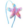 Totelux Starfish Headband Sequins Star Hair Band for Women Girls Mermaid Hair Accessories Birthday Wedding Summer Beach Party Supplies (Blue)