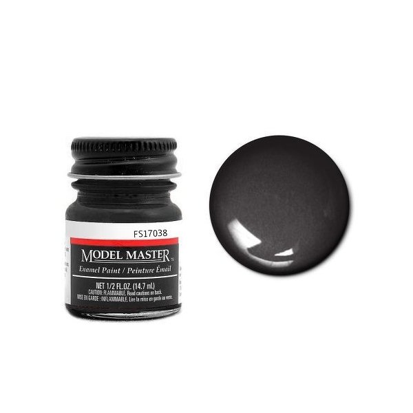 Testor Corp. Gloss Black Enamel Paint .5 oz bottle FS17038