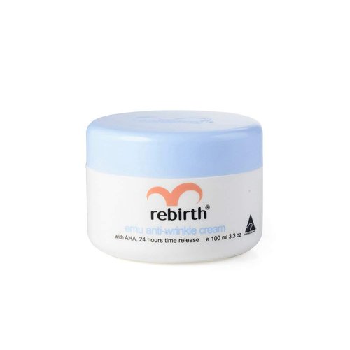 Placenta Anti-Wrinkle Cream by Lanopeal Rebirth 3.3 fl.oz (Emu Anti-Winkle with AHA (Night cream))