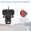 Naponal Dash Cam Rear Camera Mount(2 PCS), Universal Rear View Camera Rear Window Mount, Mirror Camera Rear Windshield Backup Camera Bracket, Car Dashcam Reverse Camera Holder, Easy to Install.