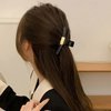 Vacaonio Black Plastic Hair Claw Clip Medium Hair Claw Clips Clamp Thick Curly Hair Non Slip Hair Claws Thick Curly Hair Claw Decorative Hair Accessories for Women and Girls Headdress