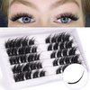 Cluster Lashes Wispy Eyelash Extensions 3D Flat DIY Flat Lash Clusters Individual Faux Mink Lashes False Eyelashes Pack by ALICE