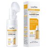 ISHERBIN Vitamin c Face Wash With Hyaluronic Acid，Foaming Face Wash With Silicone Brush